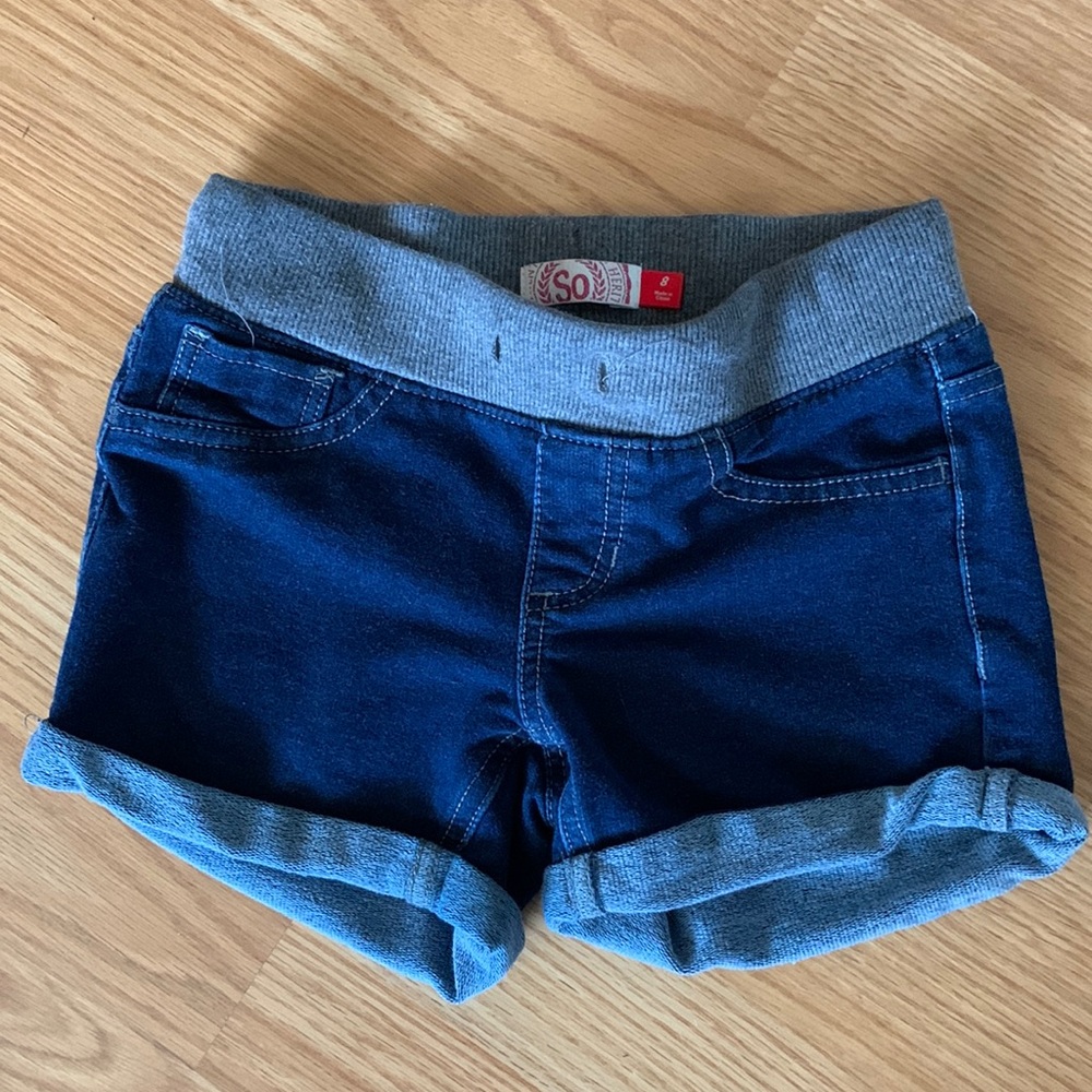 SO kids denim shorts